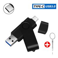 64 GB 2‑in‑1 USB‑C & USB‑A 3.0 High‑Speed Flash‑Drive – 360°